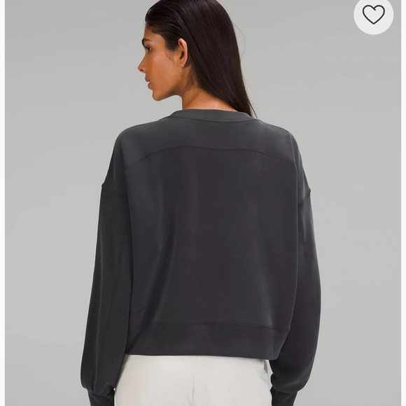 Lululemon Softstreme Perfectly Oversized Cropped Crew - Picture 4 of 8